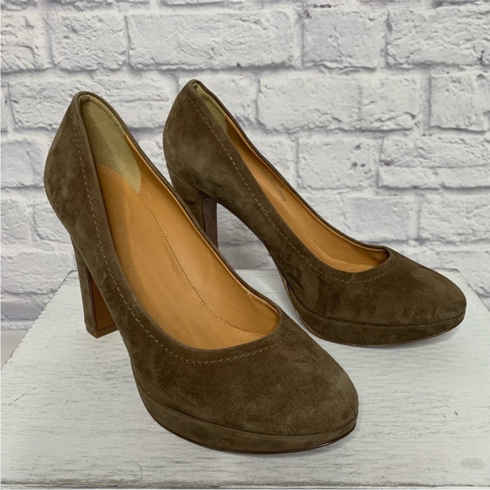 J. Crew Brown‎ Sueded Heels